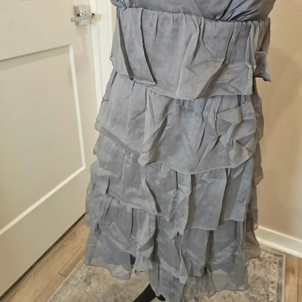 NWT J. Crew Women's Silk Tiered Dress Size 4P